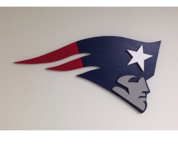 New England Patriots Wooden Sign