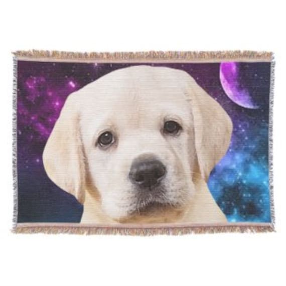 Items similar to Yellow Labrador Throw Blanket Yellow Lab Blanket