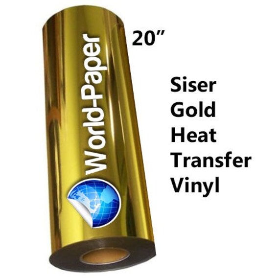 Siser Gold Metallic Heat Transfer Vinyl 20 By the by WorldPaper