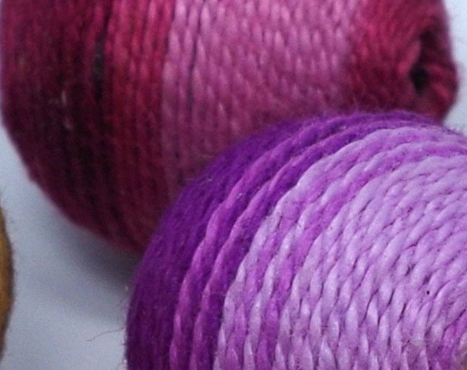 Wholesale Pattern Crochet Beads 30pc/lot 20mm Round Mix Color Ball Knitting