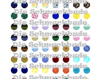 V-00002 - Template for Cabochons 14mm