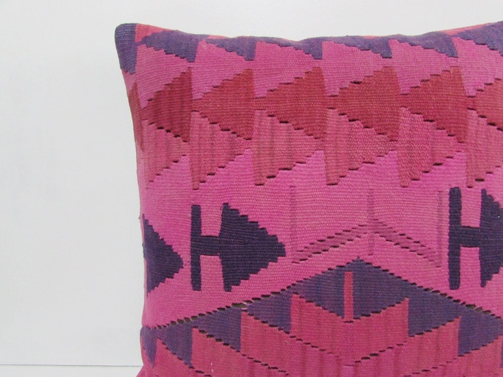 kilim pillow 24x24 kilim pillow large sofa by DECOLICKILIMPILLOWS