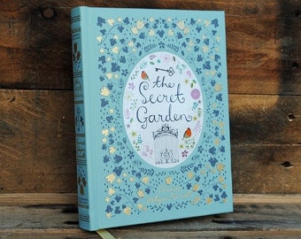 Book Safe - The Secret Garden - Leather Bound Hollow Book Safe
