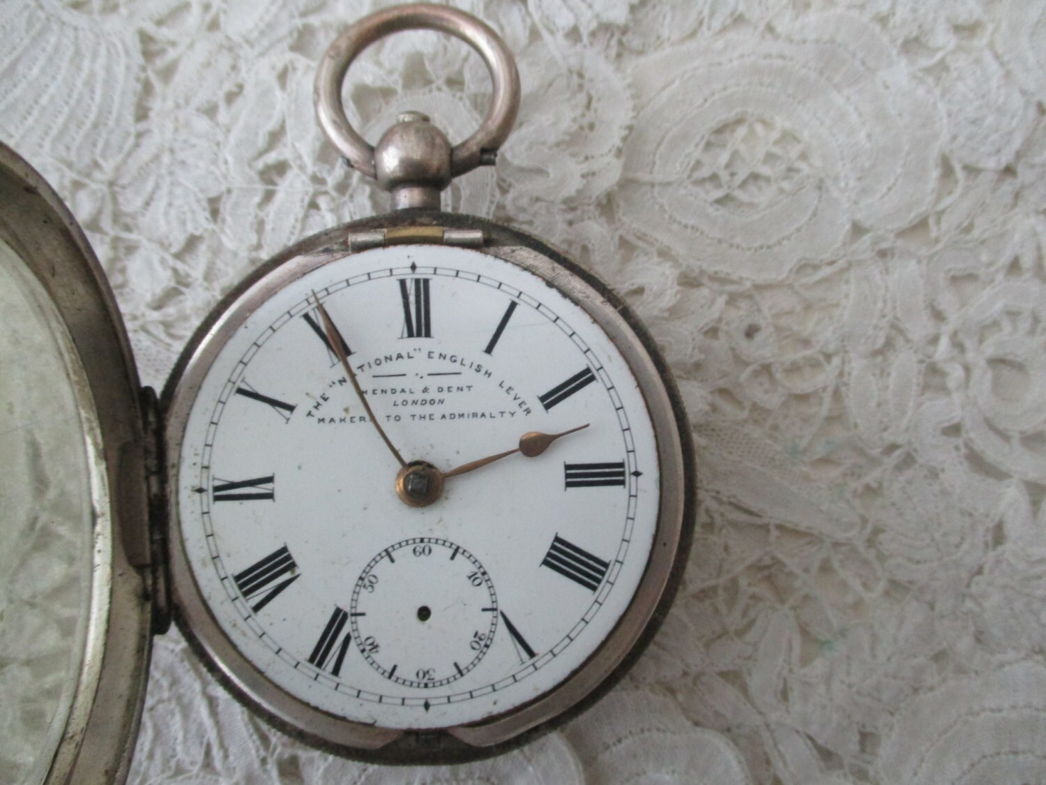 Antique pocket watch 1910 real silver restoration project Haute Juice