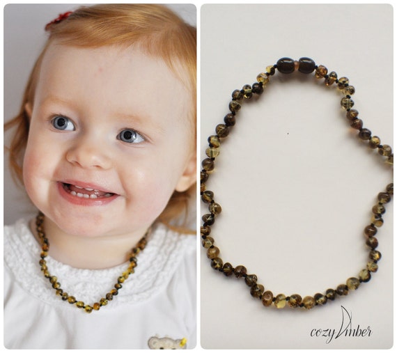 Baltic Amber BABY teething NECKLACE baby necklace amber