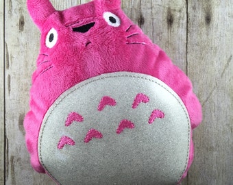 pink totoro plush