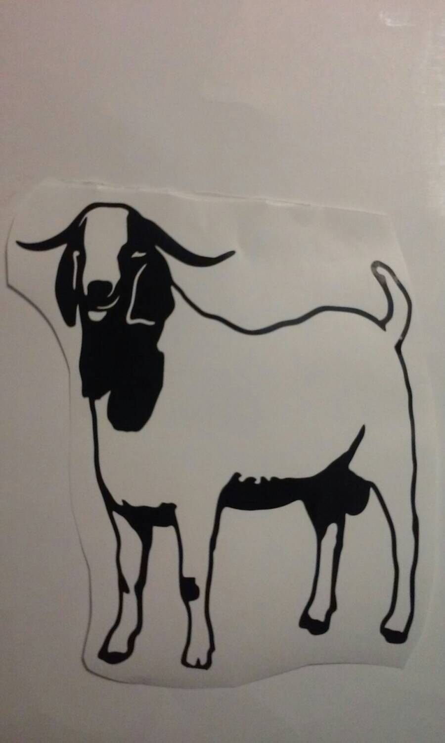 Goat Window Decal/Farm Goat Decal/Goat/ Goat Farm