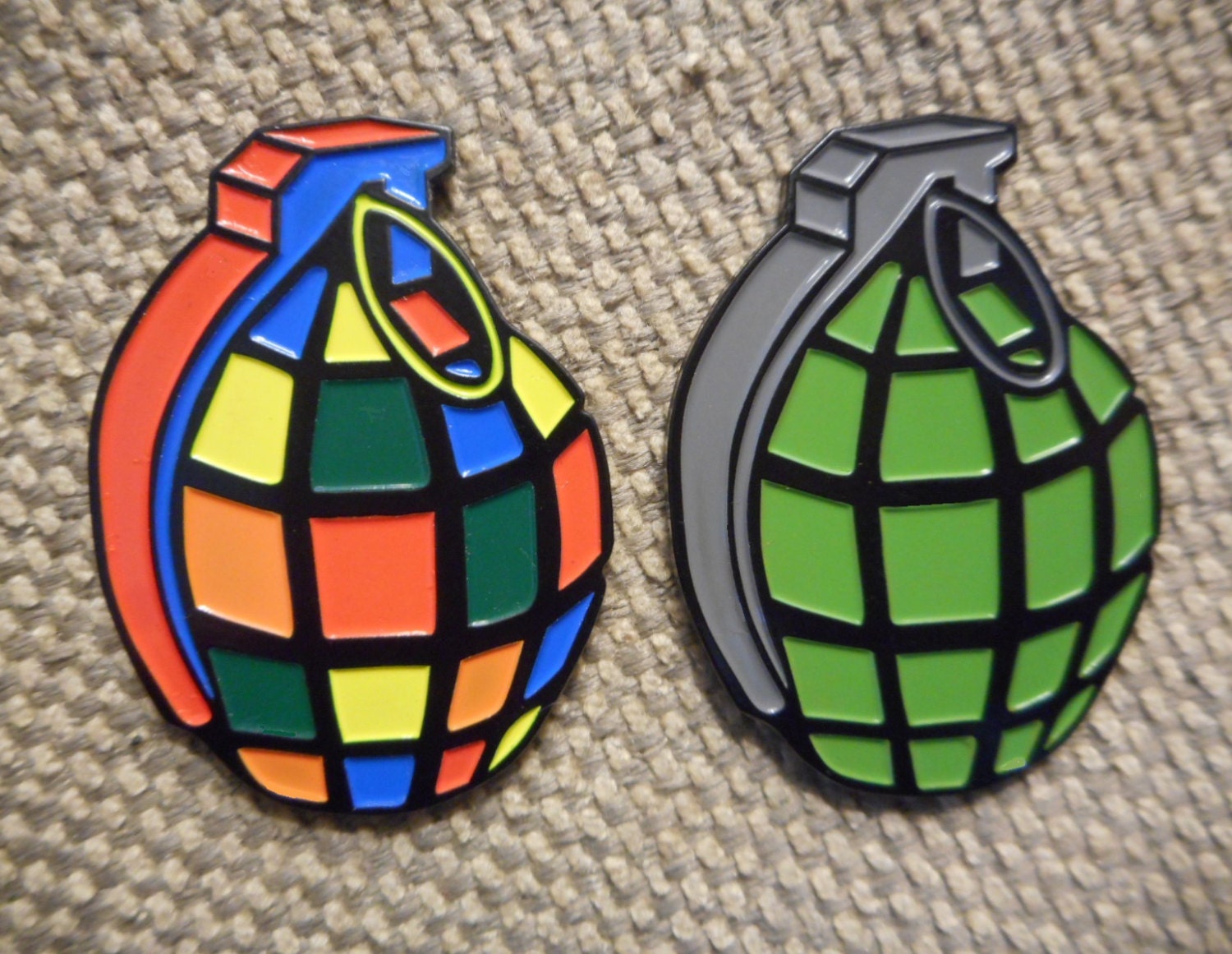 Rare Grenade Pins FREE SHIPPING by DesignsByDonnyLLC on Etsy