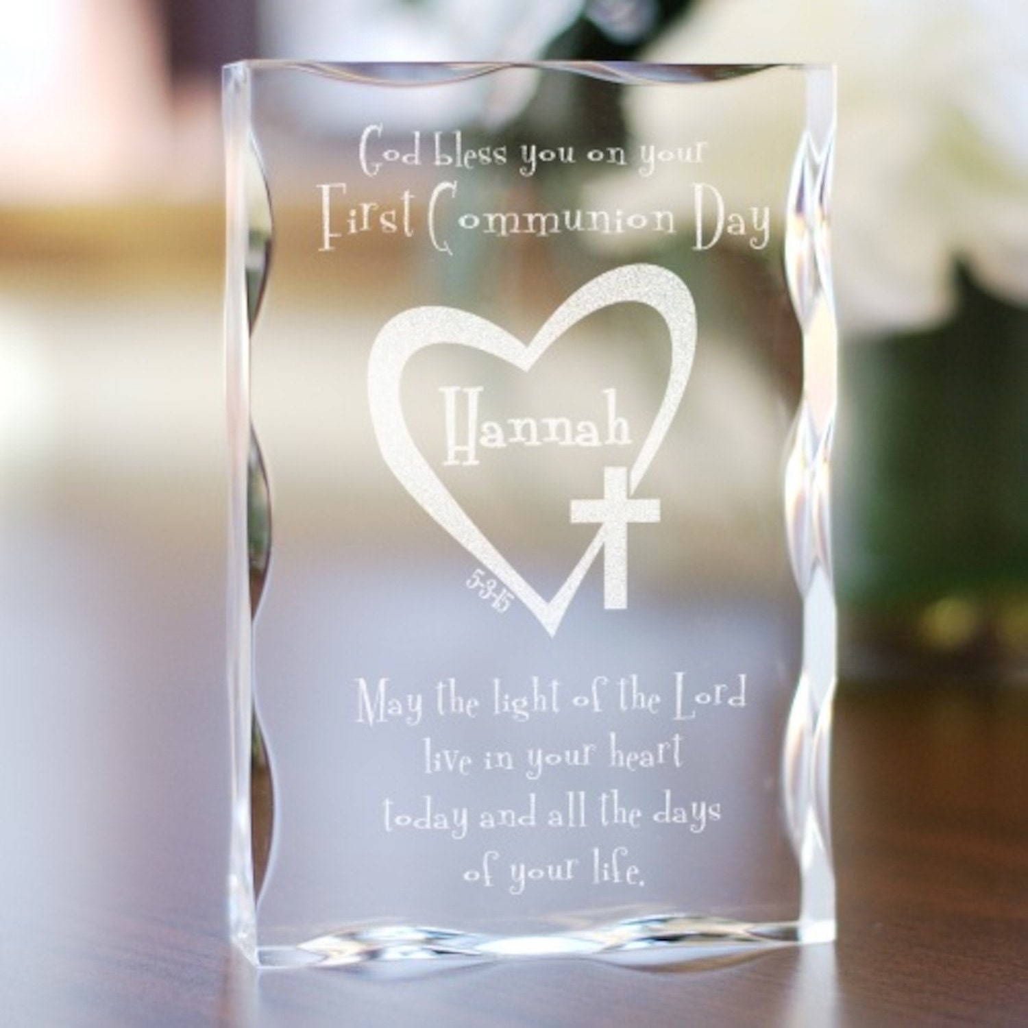 Personalized First Communion Keepsake by GiftsHappenHere on Etsy