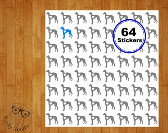 Greyhound Stickers, 64, Greyhound Sticker Set, Greyhound Envelope Seals, Greyhound Envelope Stickers, Greyhound, planner stickers, scrapbook