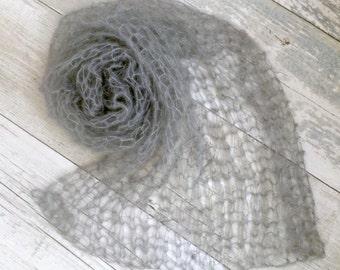 Newborn Wraps, Stretch Wrap Newborn Photo Prop, Swaddle Blanket, Baby Props, Baby Mohair Wrap, Hand Knit Gender Neutral Swaddle Wrap