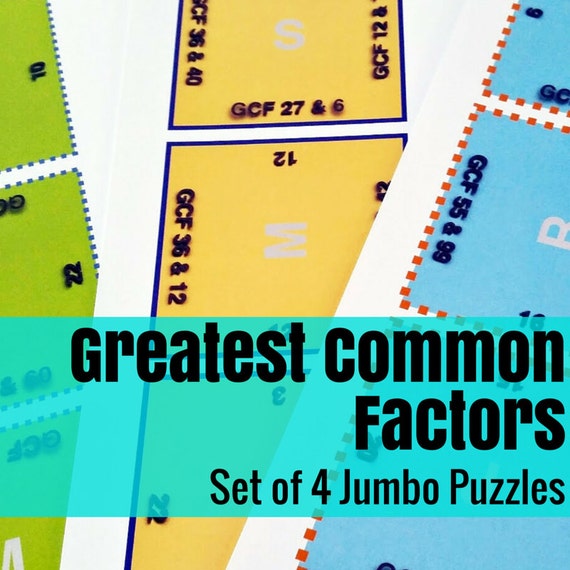 Math homework help greatest common factor