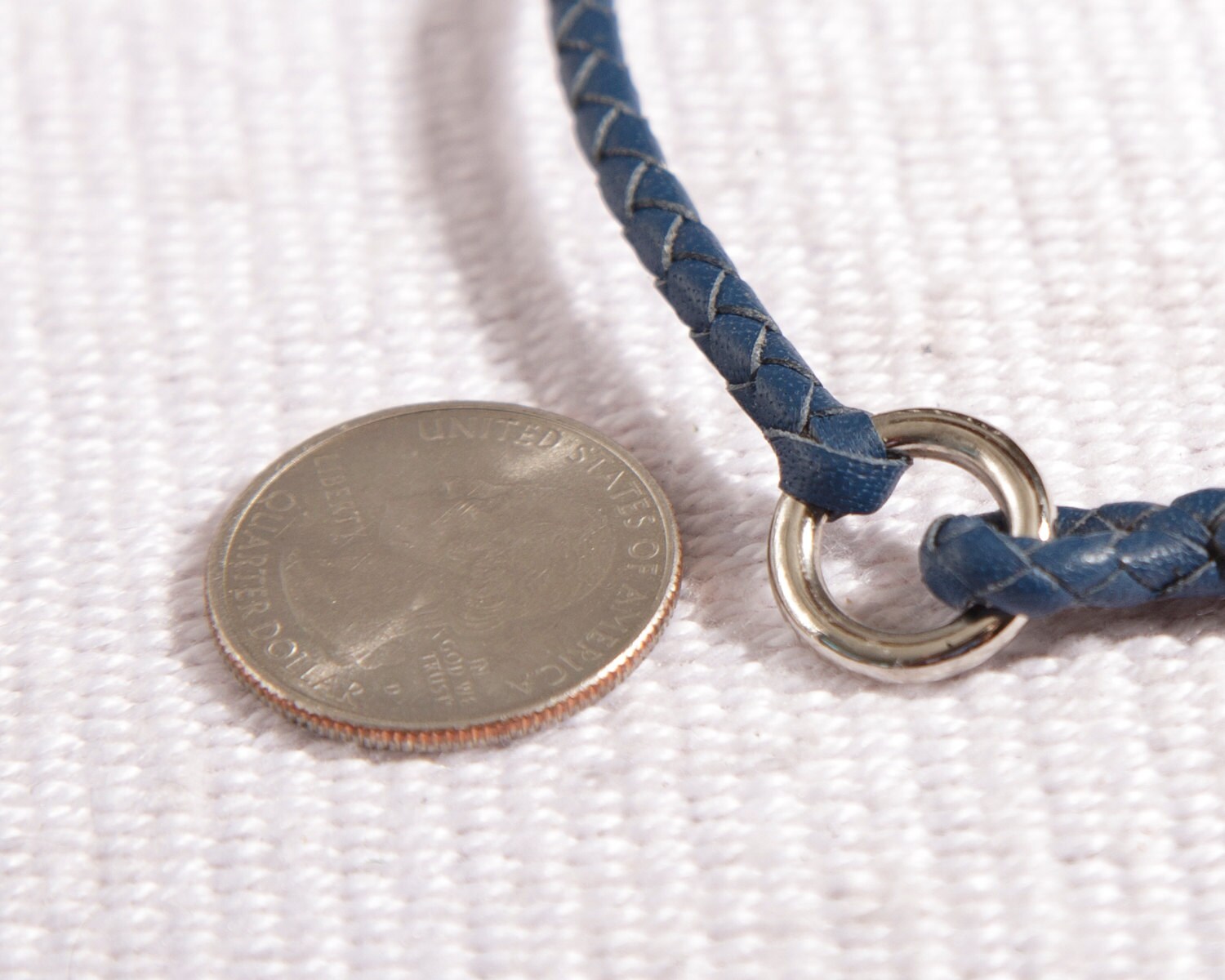 Custom Kangaroo Leather Dog Tag Collar Custom made just for