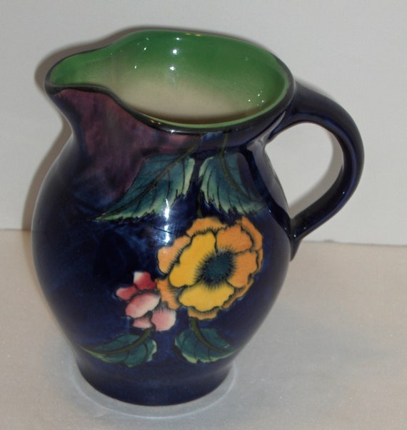 H&K Tunstall Floral Pitcher Made in England Free Standard