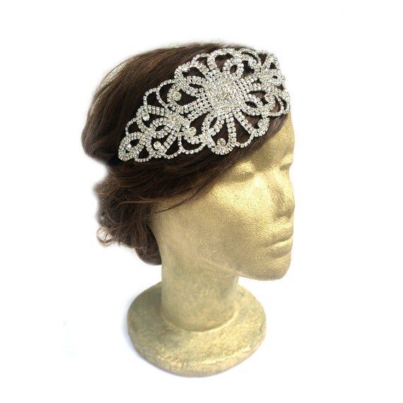 Silver Vintage Style Wedding Hair Accessories Fascinator