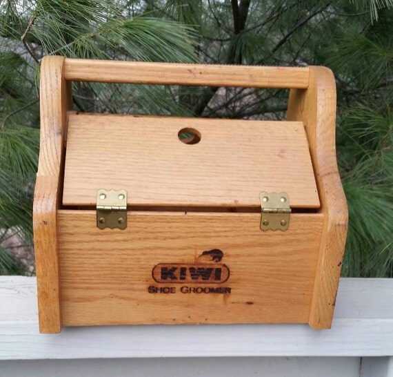 kiwi shoe shine box