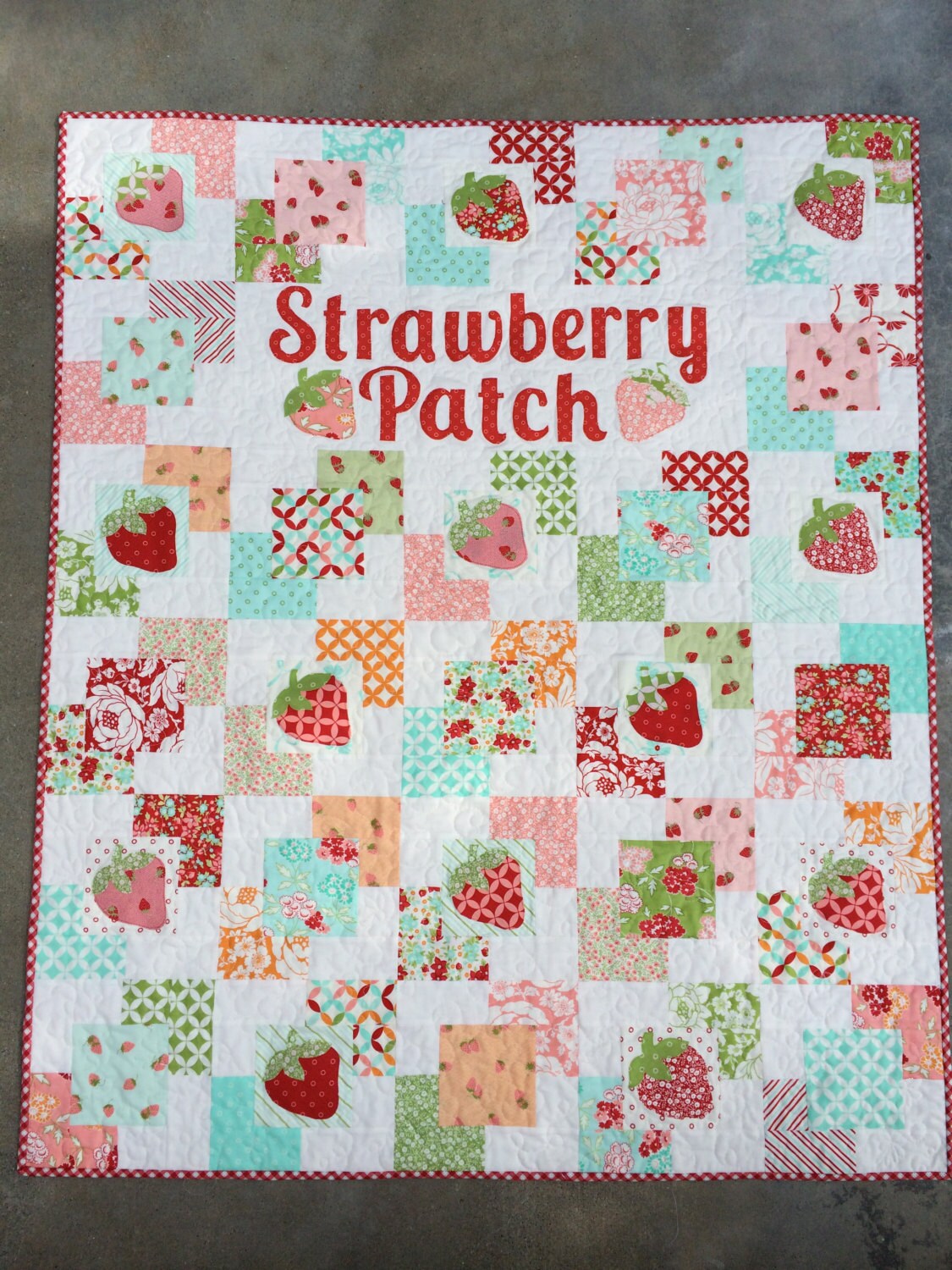 Strawberry Patch PDF Quilt Pattern