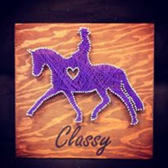 Horse/Mule String Art Customized Other animals by bcalkins2012