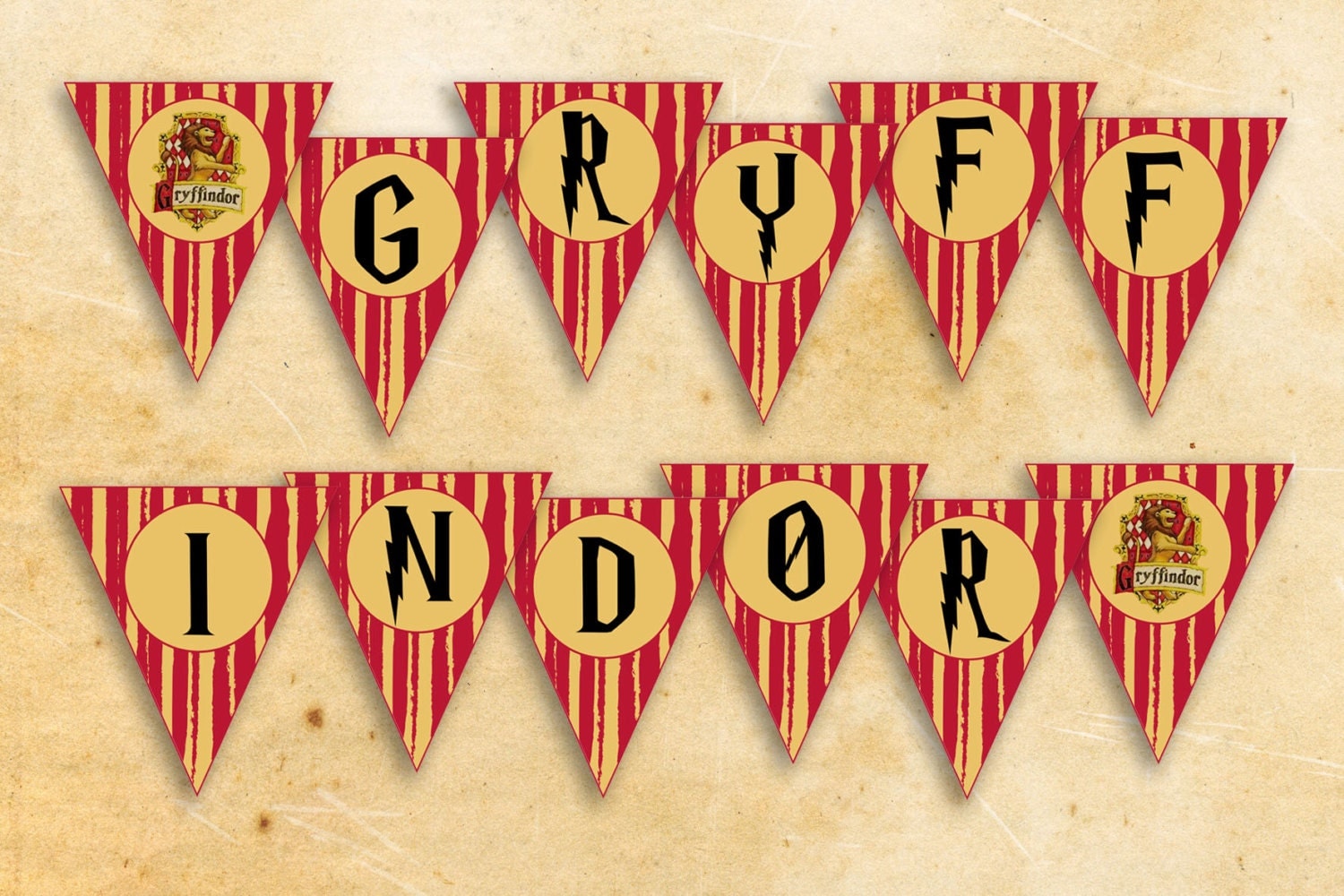 Harry Potter Bunting Party Printables Harry Potter Party