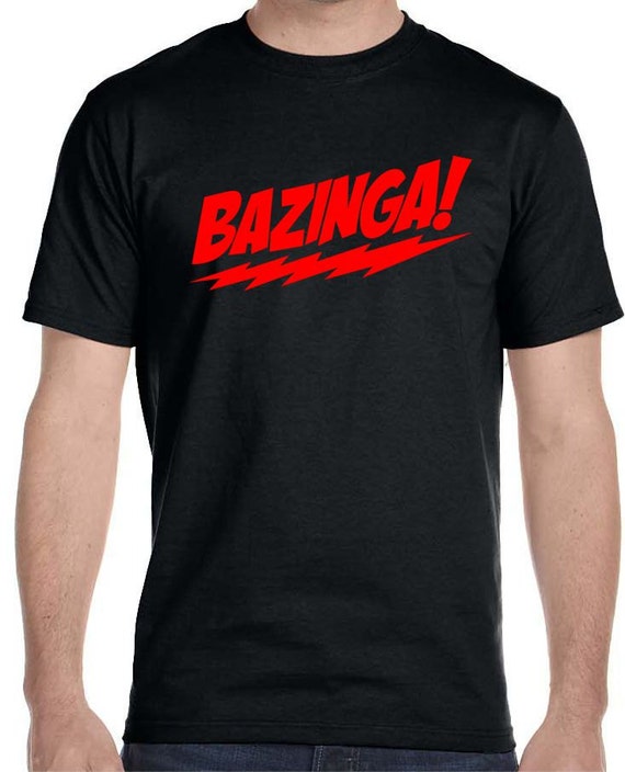 Bazinga T-Shirt Sheldon Cooper The Big Bang Theory