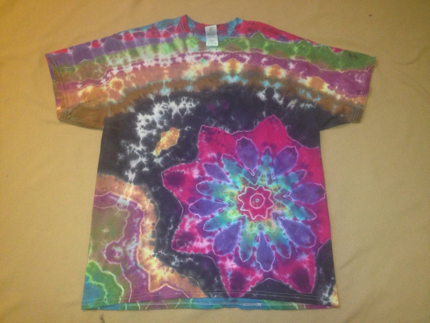 tie dye mandala shirt