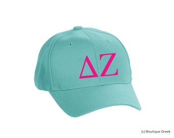 DZ Delta Zeta Classic Letters Hat