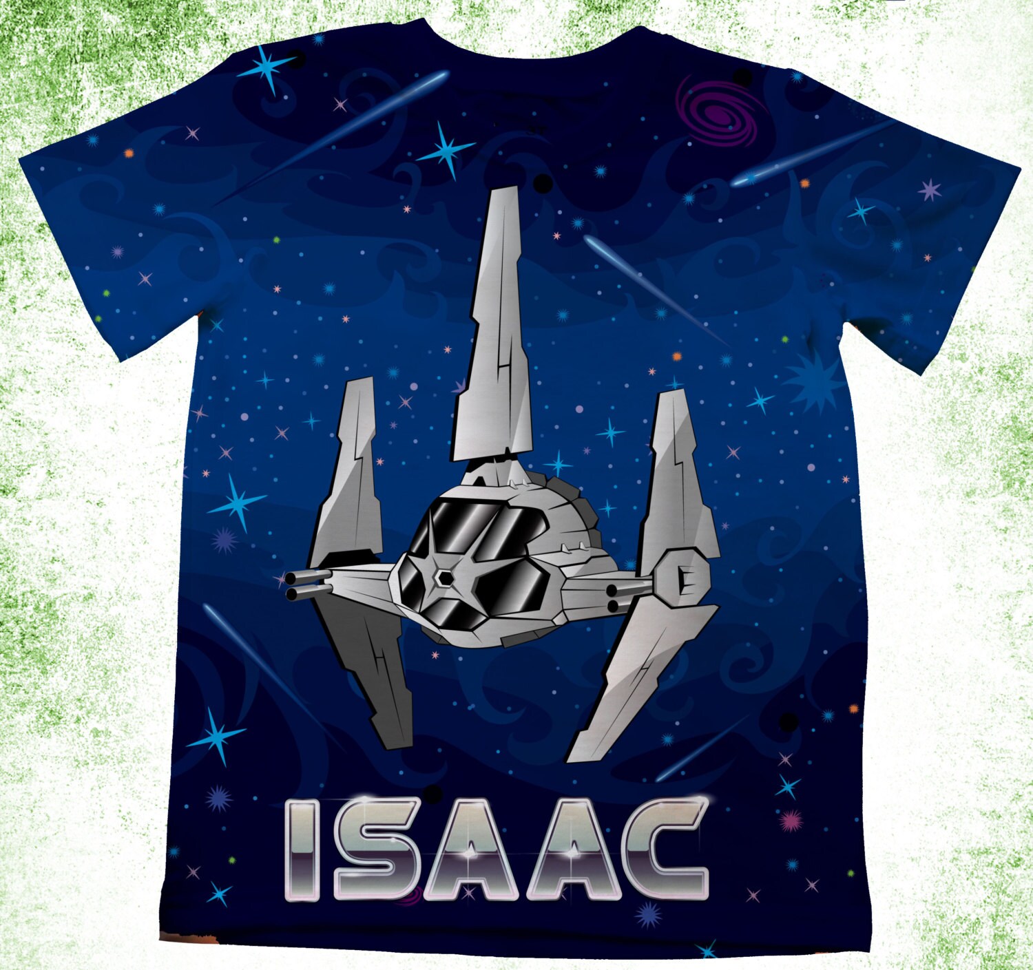 Personalized Space T Shirt Boys Birthday Space Theme Shirt