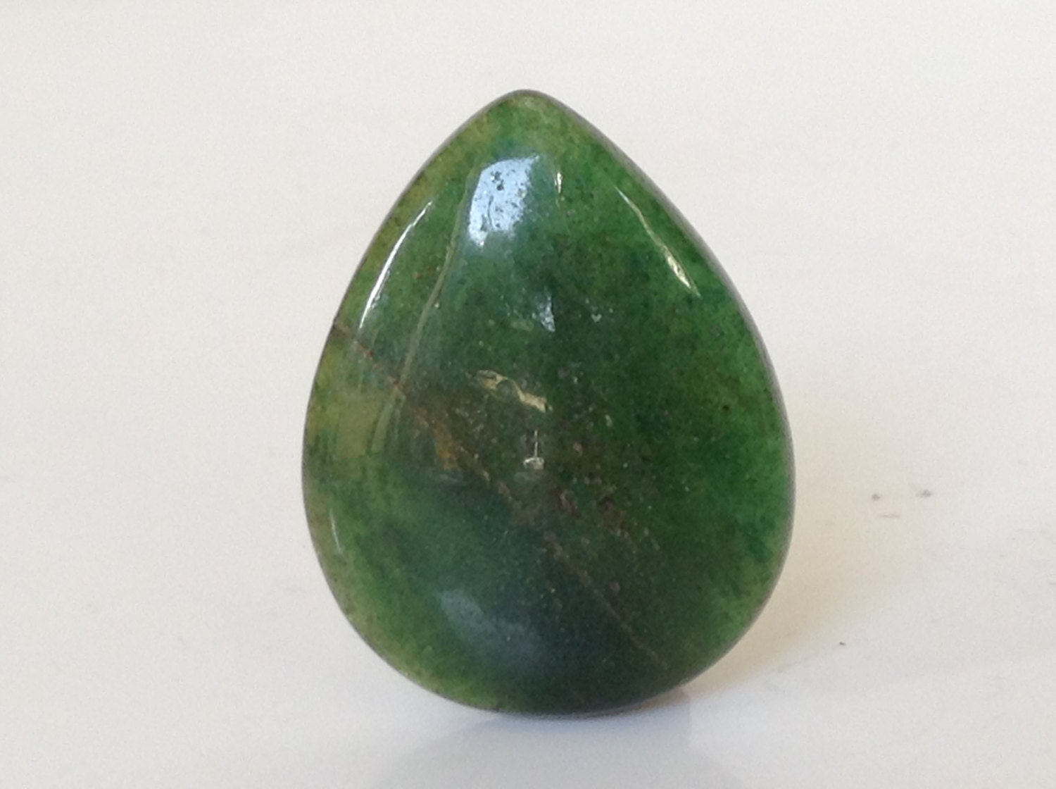 Dark Green Aventurine Cabochon. Aventurine Cabochon Teardrop