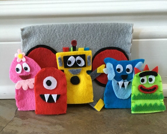 Felt Finger Puppet Yo Gabba Gabba