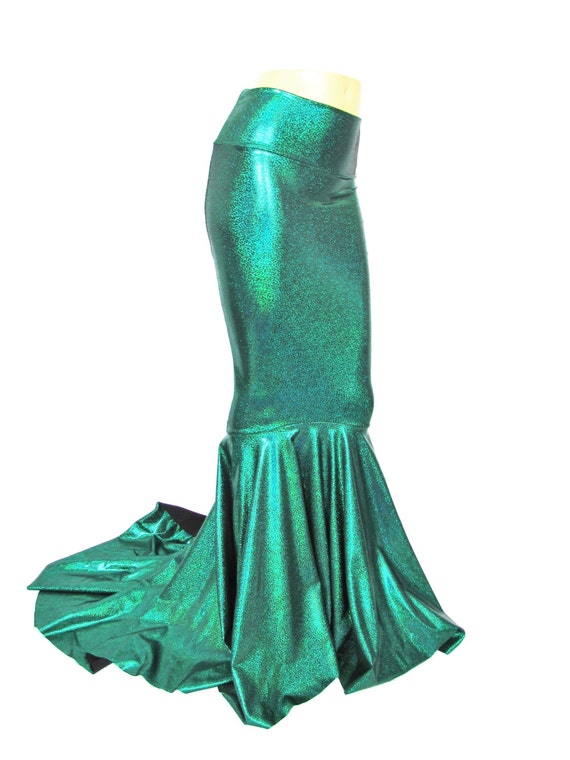 Items similar to Mermaid Skirt Sparkling Fish tail costume Fairy Circle ...