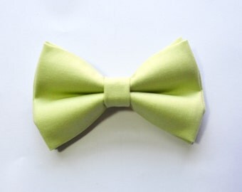 Green Tea Green Bow Tie For baby/Toddler/Teen/Adult/with Adjust strap/Clip on