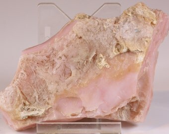 Beautiful Rough Pink Fluorescent Peruvian Opal