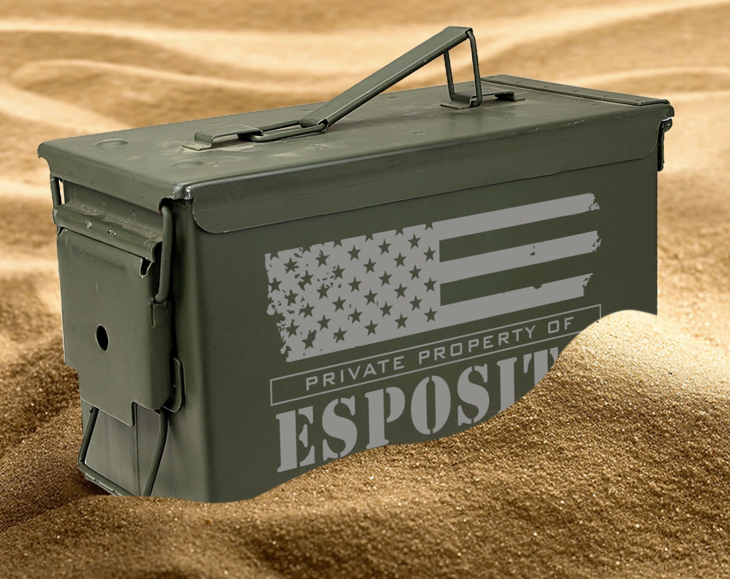 Personalized Ammo Can Airtight Waterproof Groomsman Gift