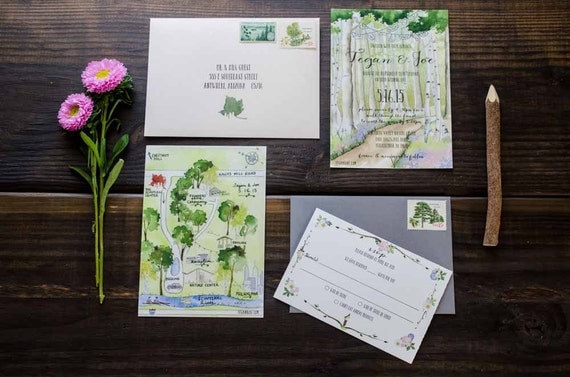 Nature Themed Wedding Invitations Nature Inspired Wedding Invitation Custom By TyingTheKnots Nature Themed Wedding Invitations Nature Inspired Wedding Invitation Custom By TyingTheKnots
