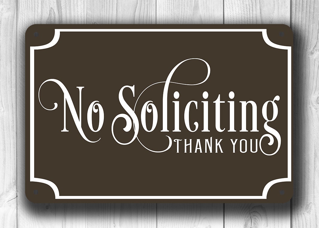 no soliciting sign no soliciting signs classic style no