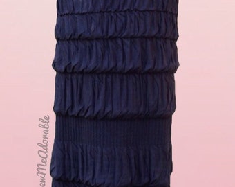 The "Baylee" Skirt (Long Bubble Ruffled Maxi Skirt) 10 solid colors available