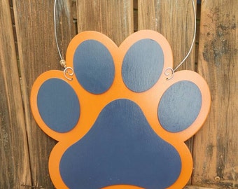 Tiger paw door hanger