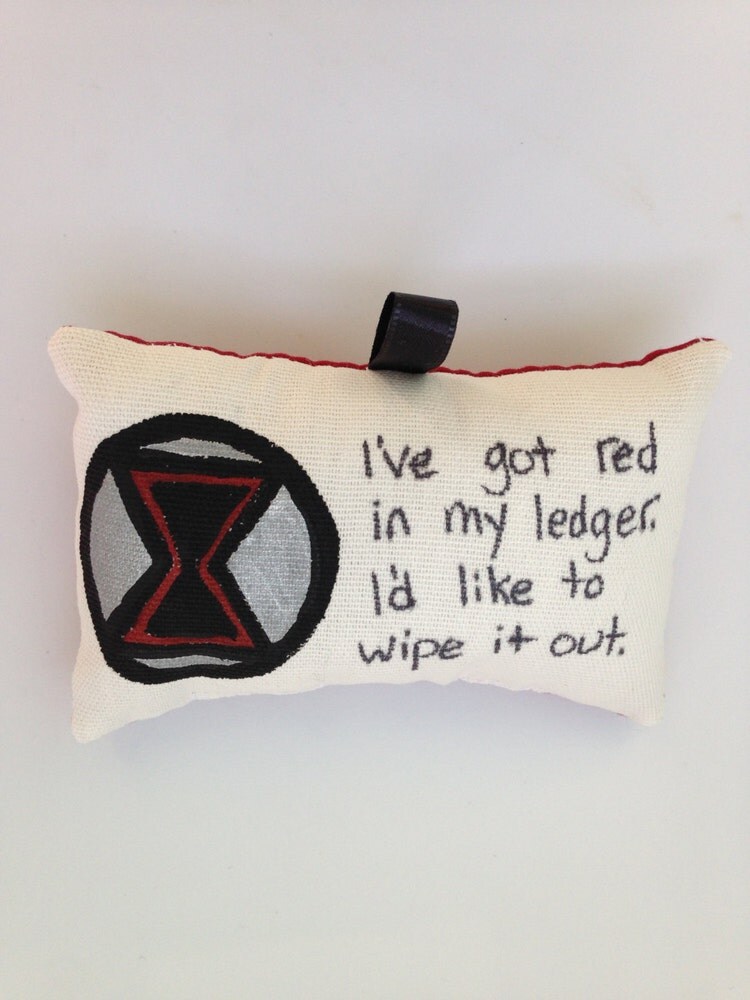 Black Widow Red in My Ledger Christmas by HollyAndHerHobbies