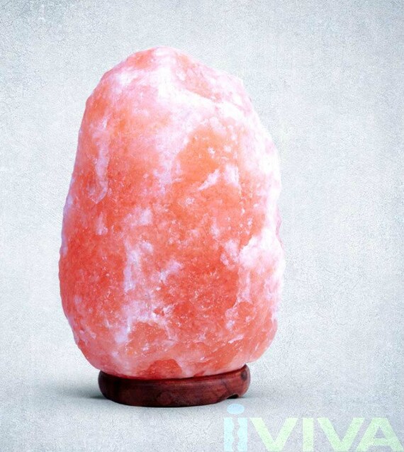 Medium Salt Lamp covers a 12x12 room by iVIVA on Etsy
