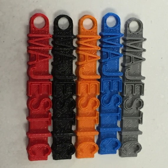 Customizable 3D Printed Key Chains by MacBarrCreations on Etsy