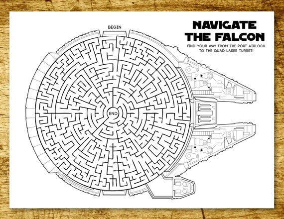 Printable Star Wars Party Game Package. Includes Word