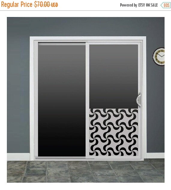 Glass Door Decals Half Door Sliding Door Decal by RoomsByAngie
