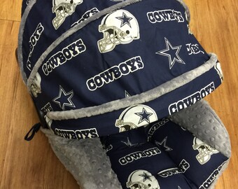 Cowboy Baby Car Seat Cover Dallas Cowboys Infant Car Seat Replacement Cover You Choose Accent Colors