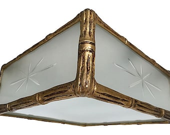 1950s Lightolier Ceiling Light