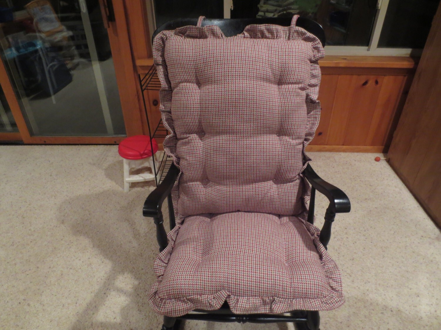 Rocking chair cushion sets by TerraceCrafts on Etsy