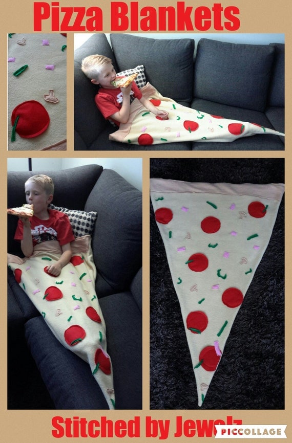 child pizza blanket. Pizza Blanket. food blanket. Kids