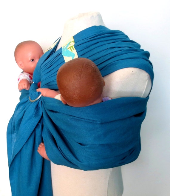 TwinSling BlossomDouble Ring sling Baby carrier for twins