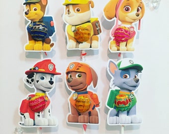 paw patrol lollipop holder