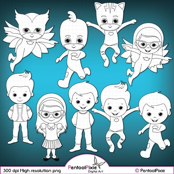 Top 10 Pj Masks Coloring Pages Pj Masks Coloring Pages