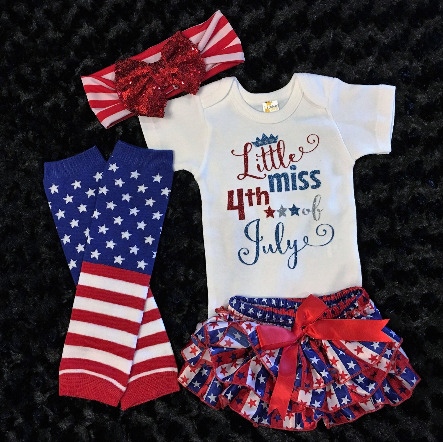 Girls 4th of July outfit baby girl outfit by KeepsakeKonnections